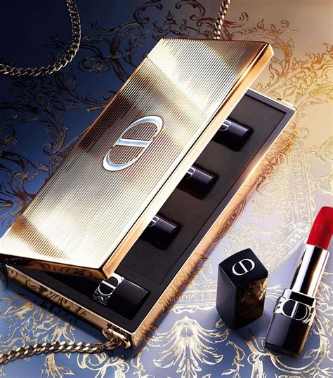 dior lipstick glitter limited edition|dior limited edition lipstick clutch.